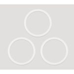 Кольца для бюстгальтера металл ⌀18.0 мм, 001 белый, Arta, 50 шт