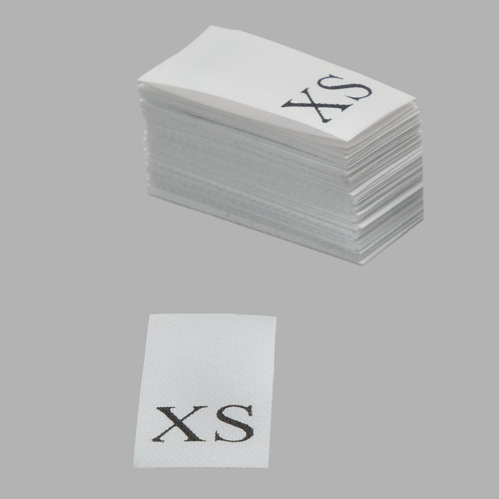 Этикетка-размерник, белый, 10х20 мм, 100 шт, XS