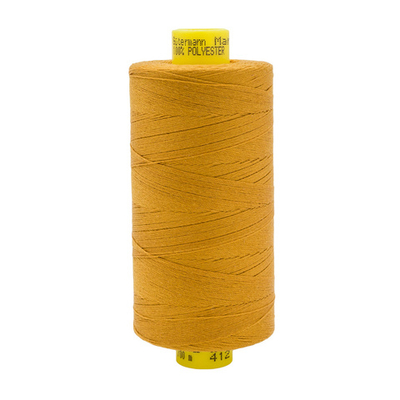 Нитка универсальная Gutermann Mara 70/2, 700 м, 702170, 412 горчичный, 1 катушка
