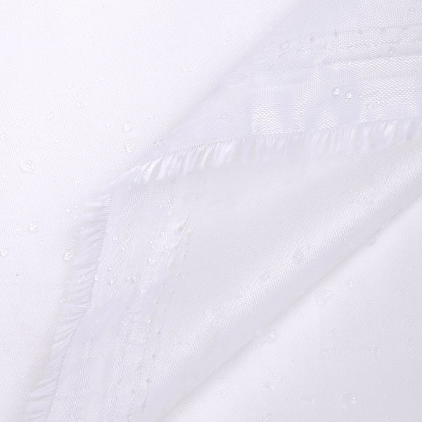 Оксфорд 200D PU1000 78 г/м², 150 см / 1 метр, ОКС.TBY200D.S501.1, S501 белый