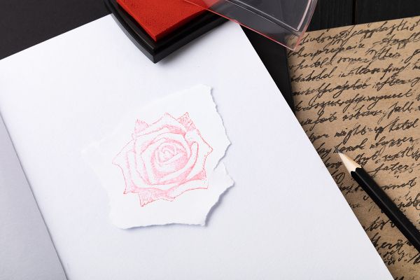 Штамп 5.8х7.2 см, 01 Роза, Mr.Painter TSM-01