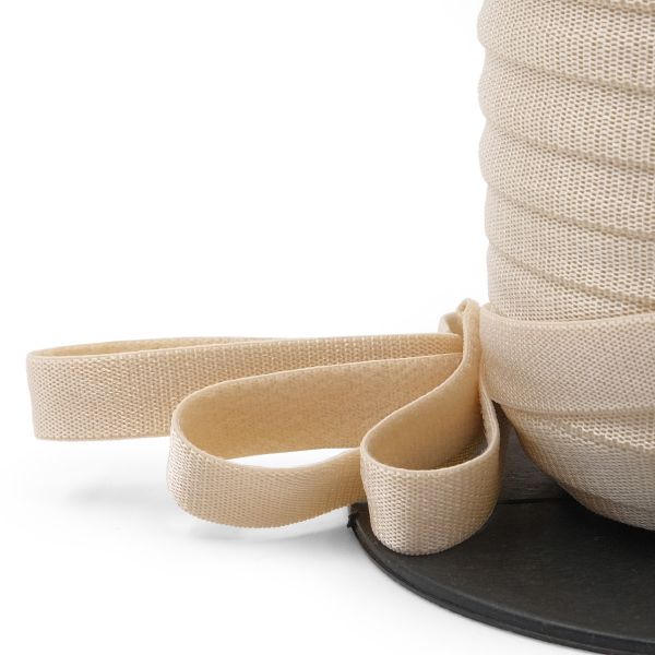 Резинка бельевая (бретелечная) 12.0 мм / 50 метров, бежевый, (ML200.012/1)