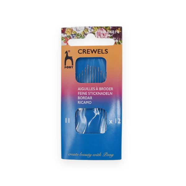 Иглы ручные для вышивания и бисера №11, 12 шт, Pony