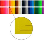 Фетр листовой мягкий 1.0 мм, 20х30 см, 10 шт, цв. 633 лимон