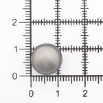 Пуговицы на ножке Полусфера 18L (11мм), металл (S (серебро (никель))), MEs-2014, 36 шт