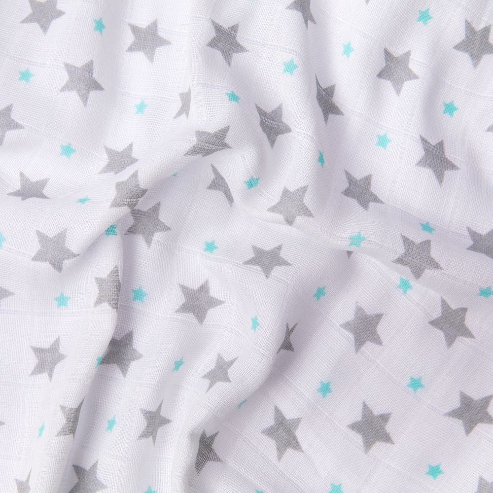 Муслин 105 г/м², 125 см, 21-звезды, Peppy