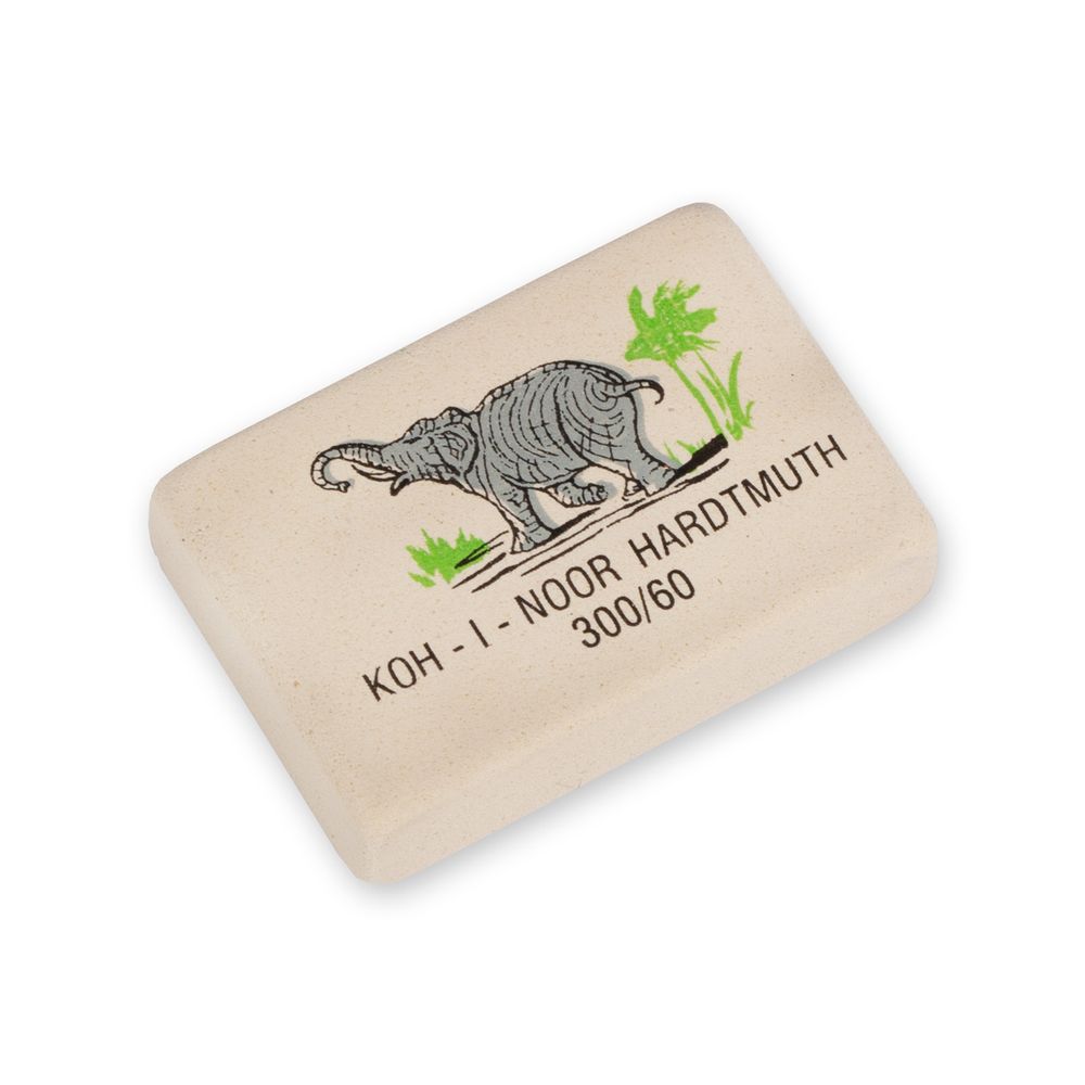 Ластик для чернографитных карандашей 300/60 60 шт, 0300060025KDRU, KOH-I-NOOR Hardtmuth