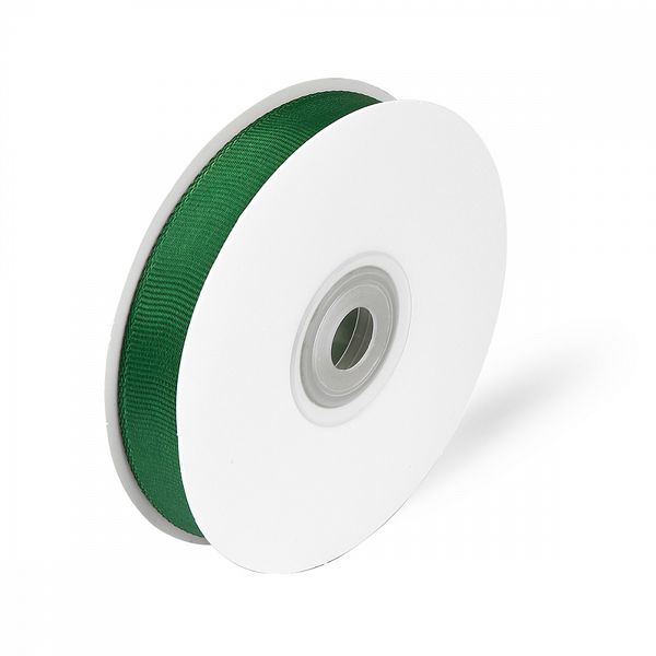 Лента репсовая (в рубчик) 15.0 мм / 22.8±1 метра, 587 т.зеленый, Magic4Hobby