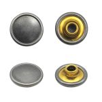 Хольнитены ⌀9.5 мм, т.серебро, |БЕЗ ГВОЗДЯ|, BIG, 100 шт