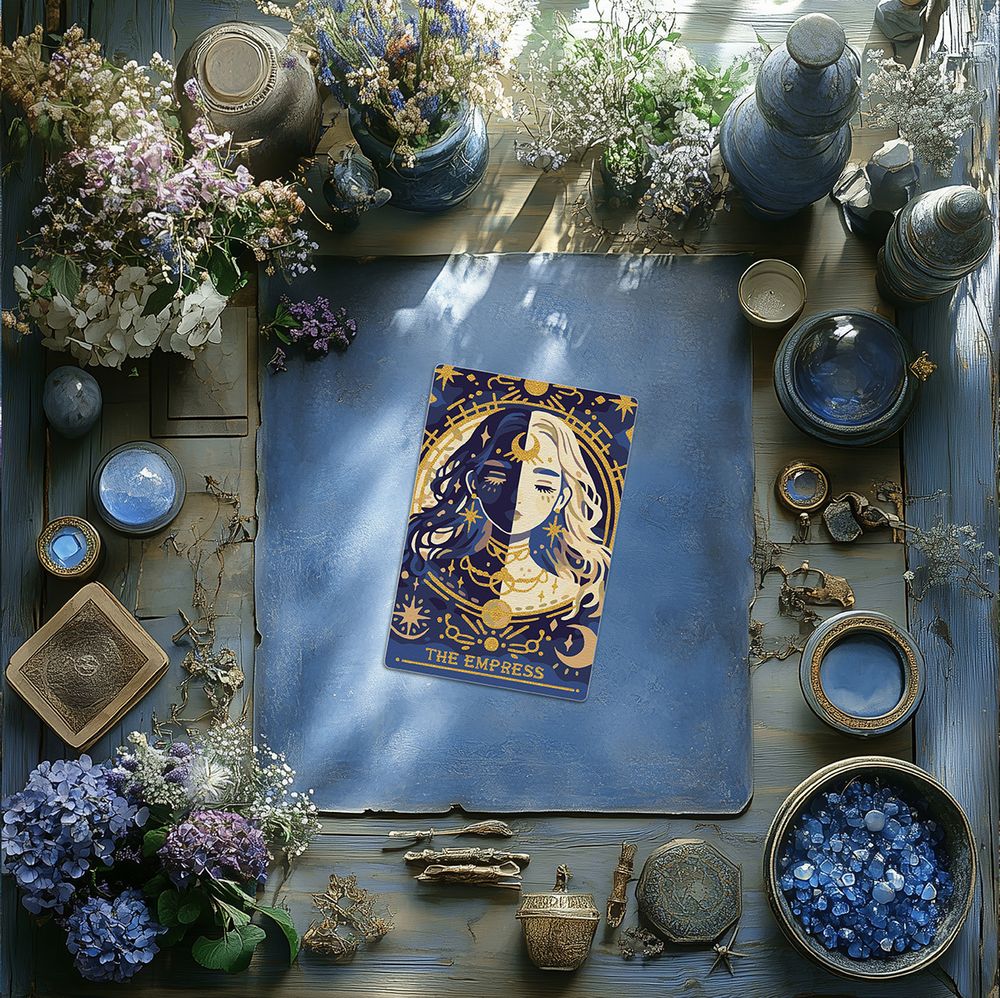 Картина по номерам Фрея PNBM-032, Таро. Императрица, (на магните) 10х15 см