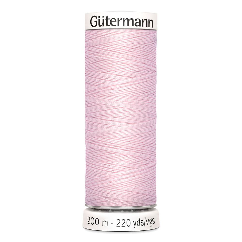 Нитки универсальные Gutermann Sew-all, 200м, 372 бело-розовый