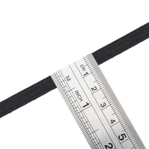 Резинка бельевая (стандартная) 8.0 мм / 40 метров, вязаная, ТВ-08, черный