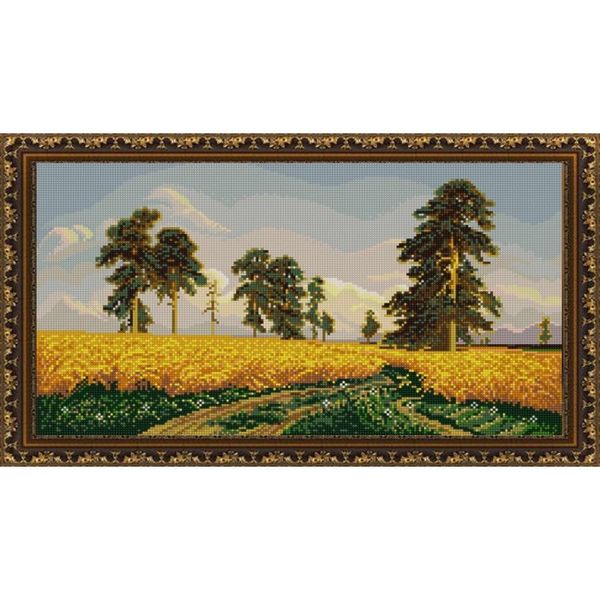 Рисунок для вышивания бисером Конек, 1212 Рожь (И. Шишкин) 25х45 см