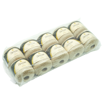 Пряжа Камтекс Денди / уп.10 мот. по 50 г, 330 м, 006 св. бежевый