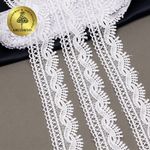 Кружево гипюр (плетёное) 40 мм, TR.16GB2005, 1 белый, 9м, Kruzhevo