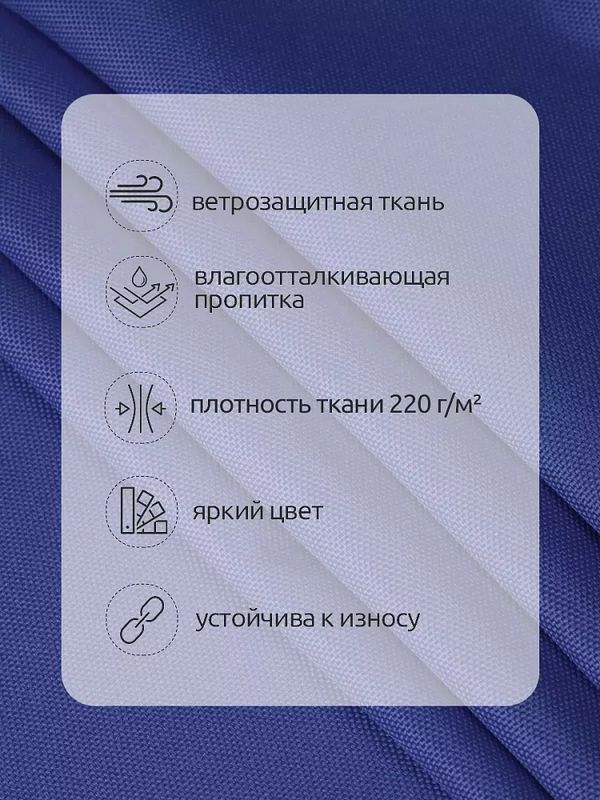 Оксфорд 600D PU1000 220 г/м², 150 см / 100 метров, 981 василек