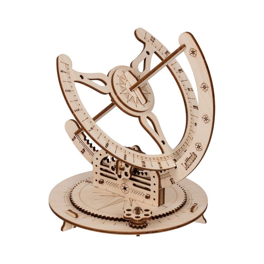 Пазл серия Механика фанера MGR-4, Солнечные Часы, Rezark MGR-4