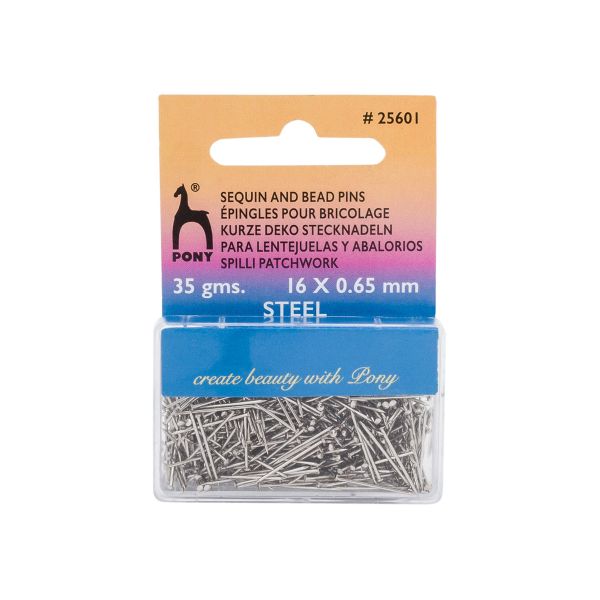 Булавки портновские 0.65 мм, l=16 мм, сталь, 35гр, Pony, 25601