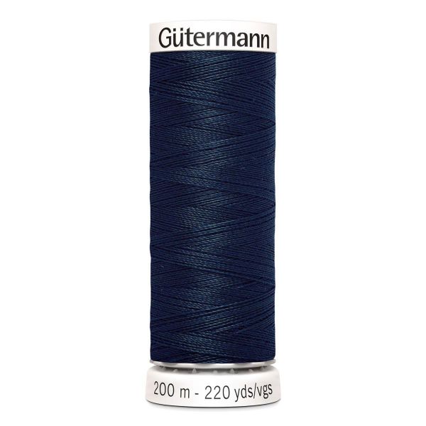 Нитки универсальные Gutermann Sew-all, 200м, 487 т.т.сине-зеленый, 5 катушек