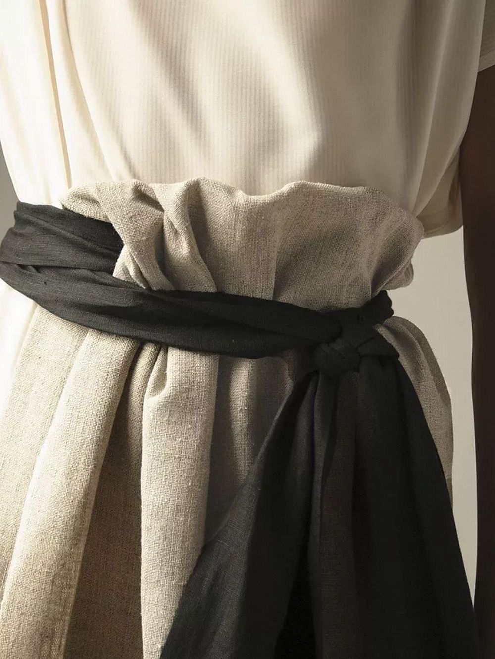 Льняная ткань 140 г/м², 150 см / 20 метров, TBY.DJ.26.1, цв.натуральный