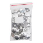 Пуговицы на ножке 34L (21мм) (Silver (серебристый)), 36 шт