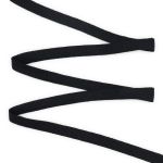 Шнур плоский плетеный х/б ⌀15.0 мм / 75 метров, (ГР) 02 черный, 07-4300