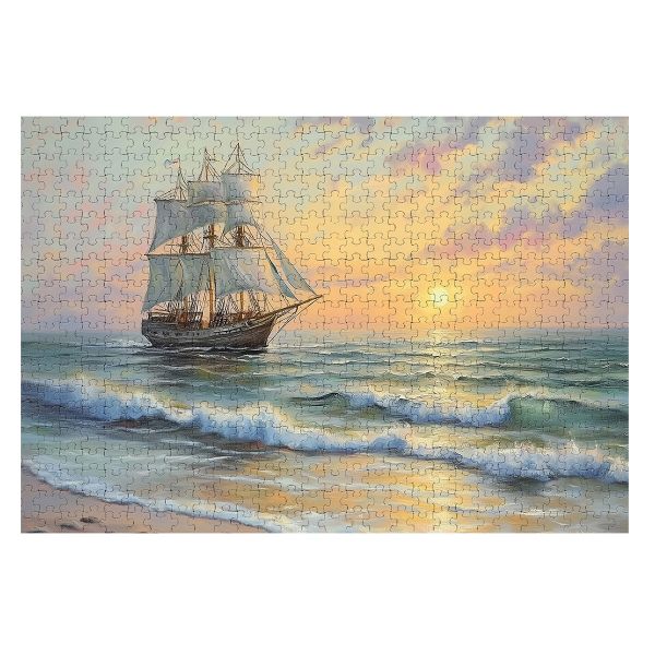 Пазл. Премиальная коллекция 1500 элементов, TOP-PZL-1500/02 Под парусами, Фрея