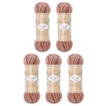 Пряжа Alize (Ализе) Superwash Artisan / уп.5 мот. по 100 г, 420 м, 9015 секционный