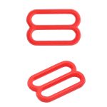 Рамки-регуляторы для бюстгальтера пластик 8.0 мм, C8.020 красный, 100 шт