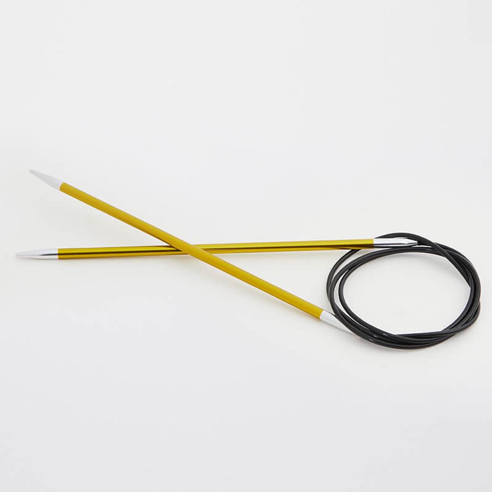 Спицы круговые для вязания Knit Pro Zing 3,5мм/80см, алюминий, 47127