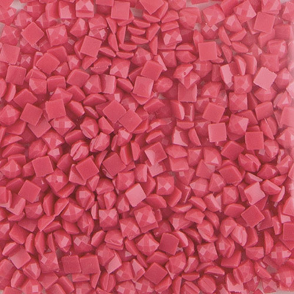 Стразы неклеевые акрил 2.3х2.3 мм, 10х10 г, /РП/, №3078 т.розовый, Zlatka ZMS