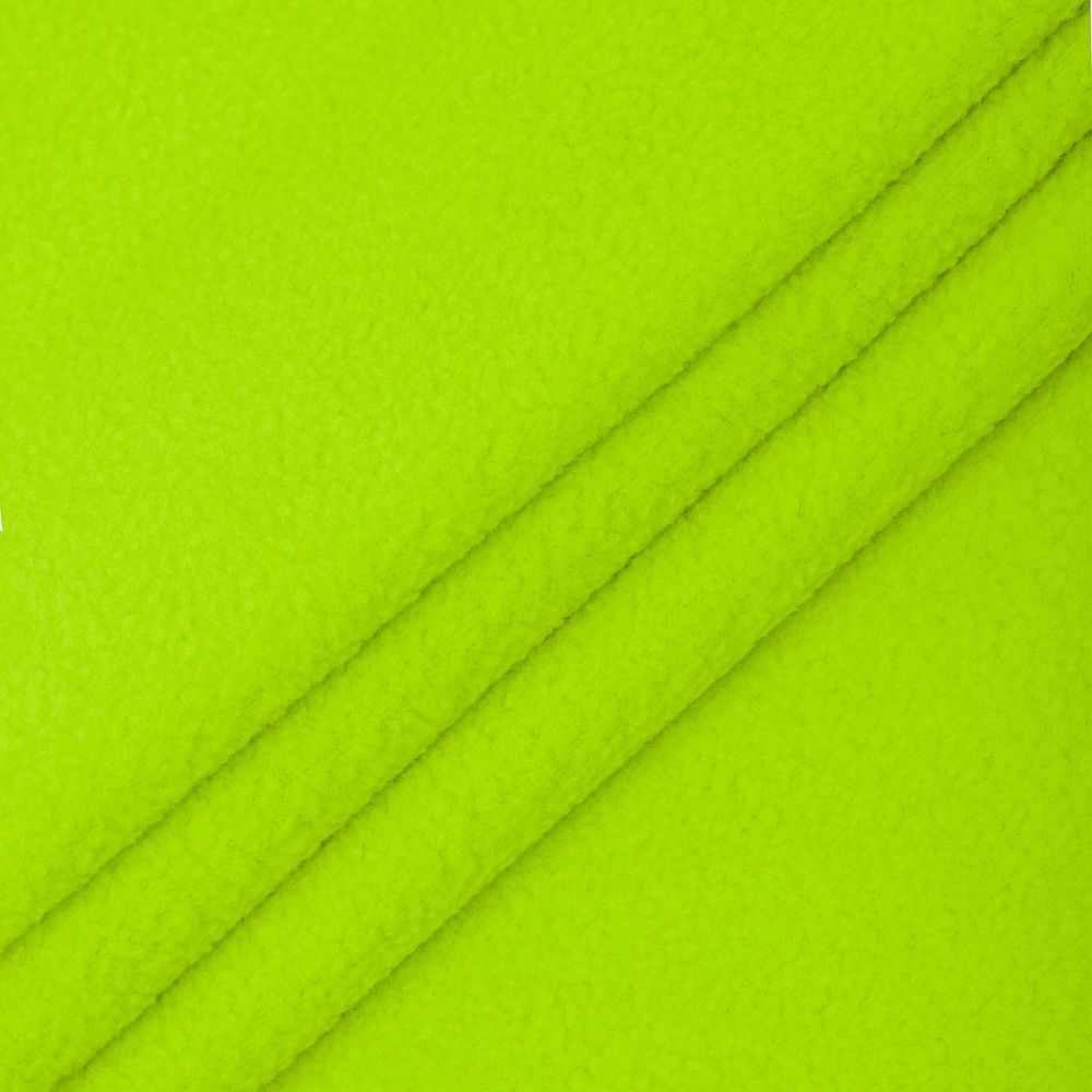 Флис 2-сторонний 190 г/м², 150 см / 2 метра, TBY-0059-229.2, цв.F229 неон желтый