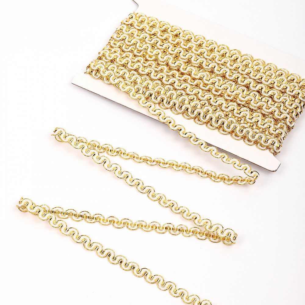 Тесьма отделочная 10 мм / 13.71 метров, TBY 917 цв.золото