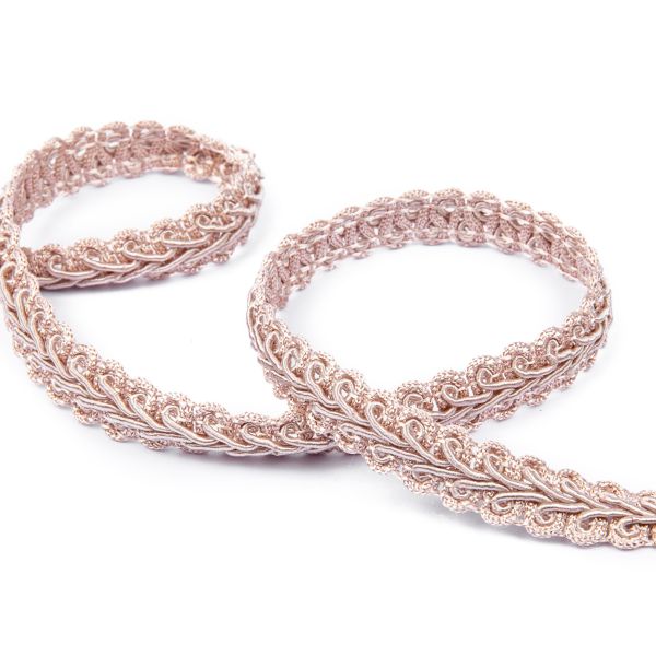 Тесьма декоративная Gamma Булет GBL-15 13 мм, 33 м,±0.5 м, 022 бежевый