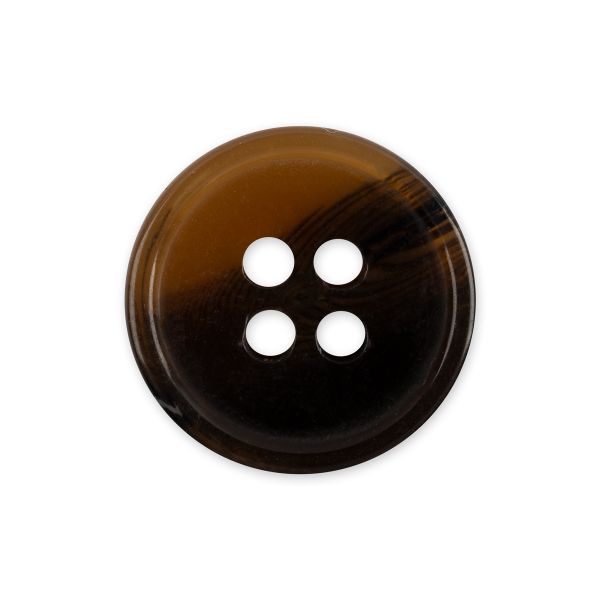 Пуговицы 4 прокола костюмные 23 мм, 12 шт, 302 т.коричневый, Blitz DRN 0081