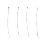 Штифт с плоской головкой 45мм, 50 шт/уп, (серебро)