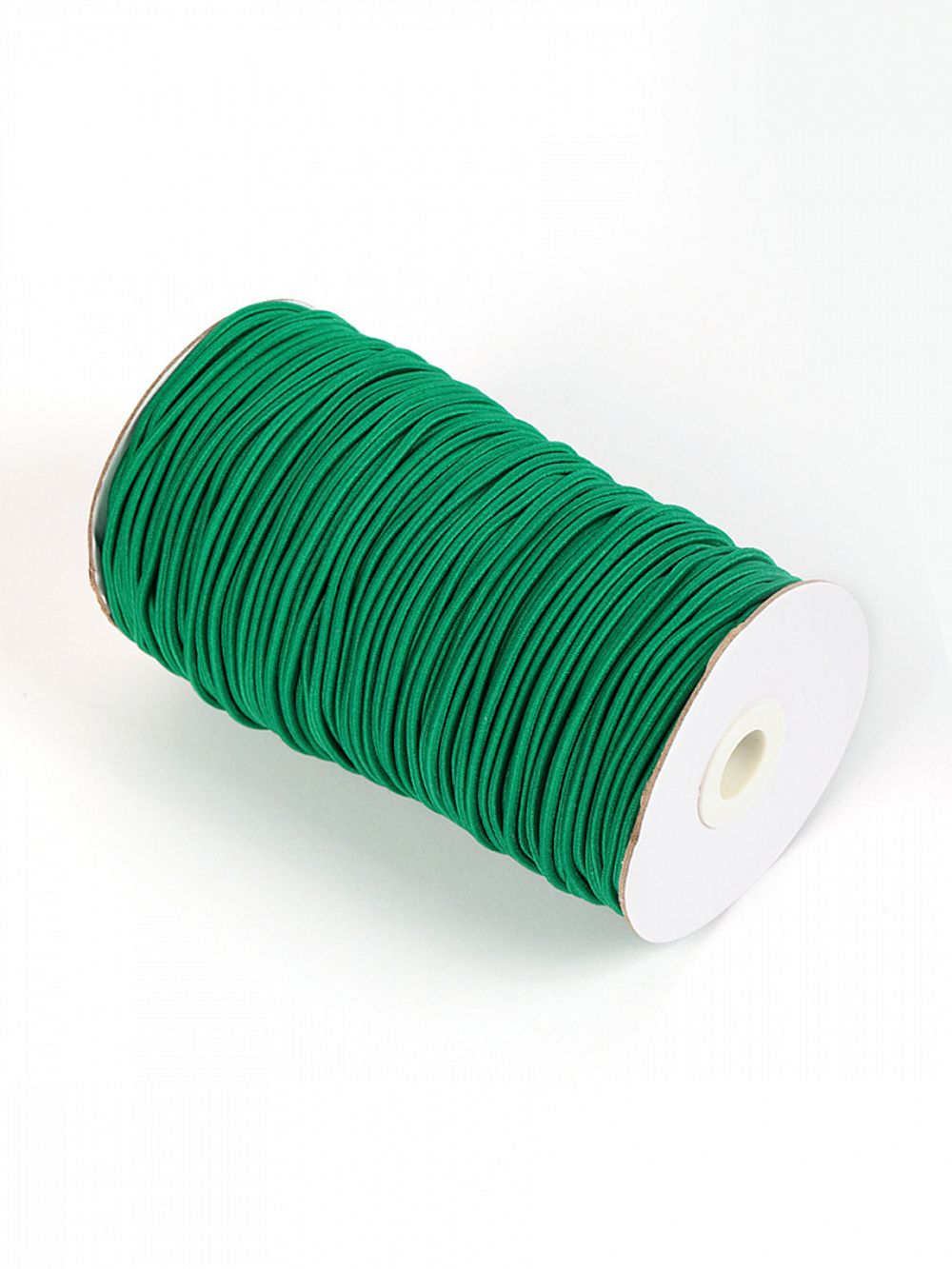 Резинка шляпная (шнур эластичный) ⌀2.5 мм / 100 метров, F258 зеленый