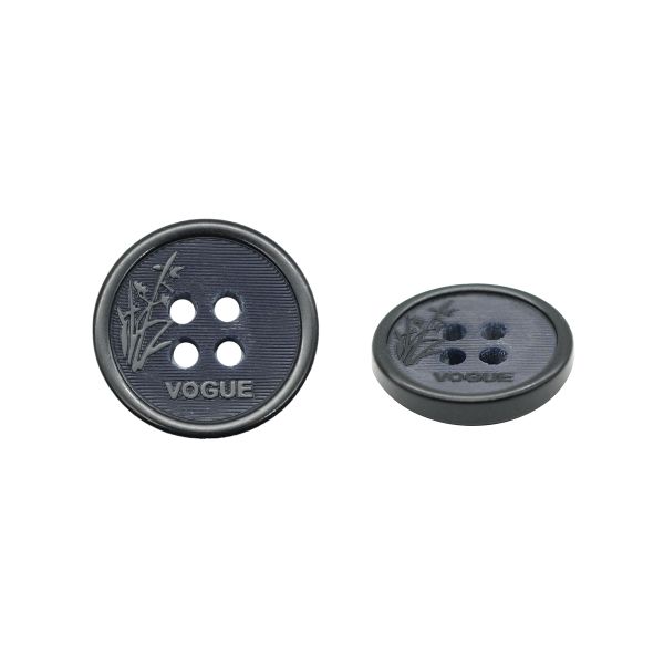 Пуговицы 4 прокола 24L (15мм), (Blue2 (синий2)), 36 шт