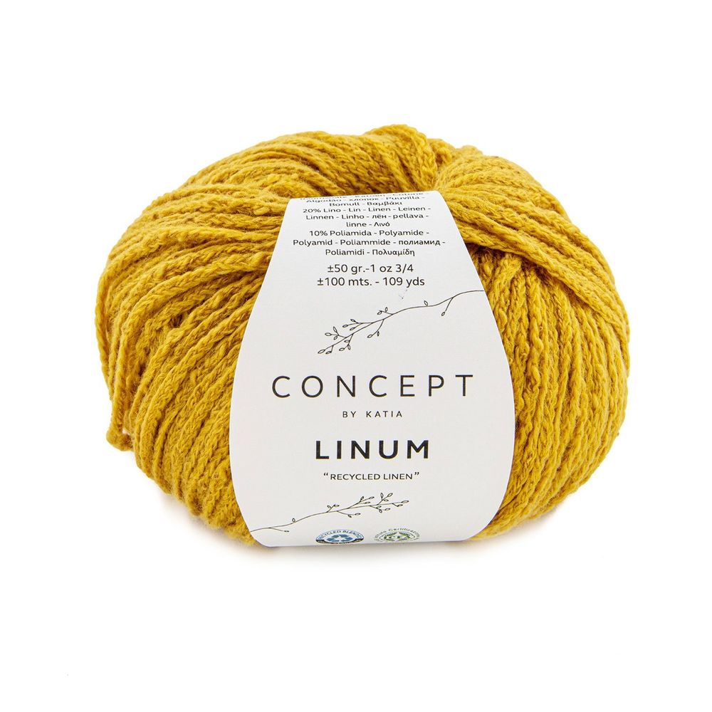 Пряжа Katia (Катя) Linum / уп.10 мот. по 50 г, 100 м, 10 /TOS/
