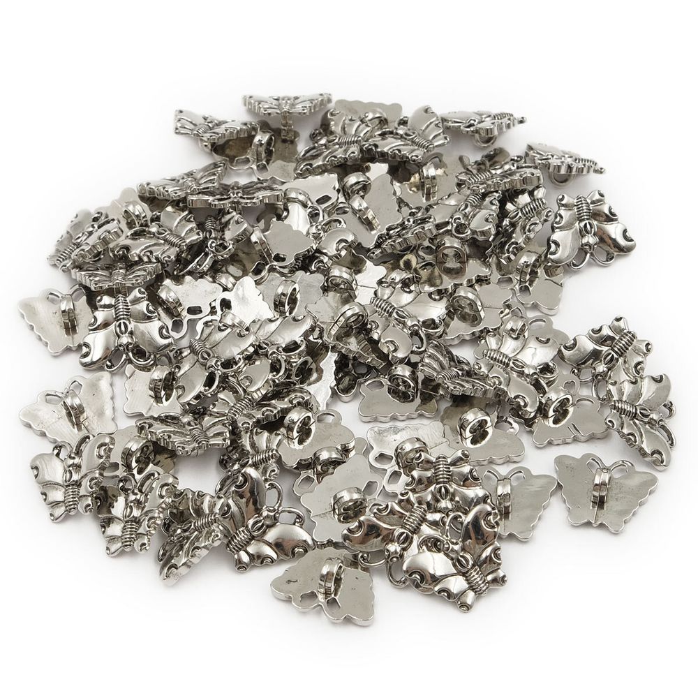 Пуговицы детские Бабочка, 18 мм (AS) 57983, 72 шт