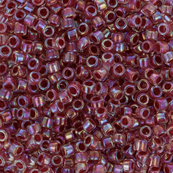 Бисер Toho 11/0 Treasure 1 (1.6 мм), 25 г (5х5 г), 0771 гр.малиновый/радужный