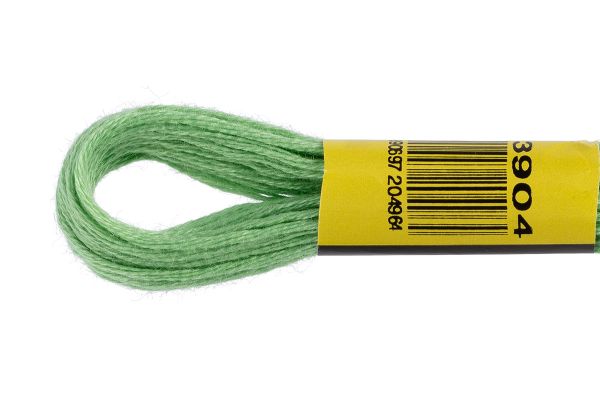 Мулине ПНК им.Кирова цв.3904 мятный, Россия, 24 мотка по 8 метров