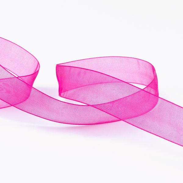 Лента капроновая (органза) 20.0 мм / 22.8±1 метра, 113 св. малиновый, Blitz OR-20