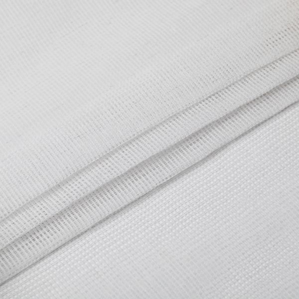 Канва для вышивания аппретированная 40 см / 10 метров, 100% хлопок, белый, Gamma K13