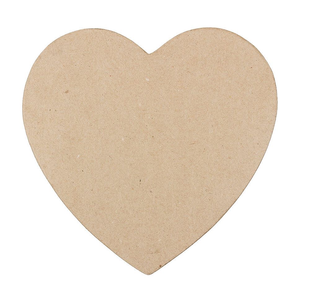 Заготовка из папье-маше Коробка, 20.3х20.3х7.6 см, в форме Сердца, PAM-134 Love2art