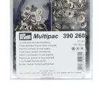 Кнопка Альфа (S-образная) ⌀15.0 мм, 100 шт, латунь, серебристый, Prym