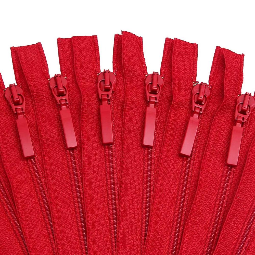 Молния спираль (витая) Arta Т5 (5 мм) 1 зам., н/раз., 18 см, цв. 519 красный, уп.10 шт