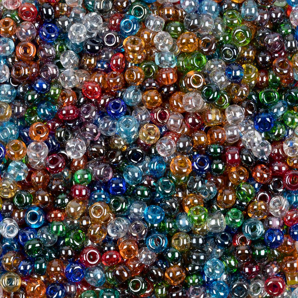 Бисер Preciosa ассорти 8/0 (2.9 мм), 50 г, 00006 разноцветный, 391-99001
