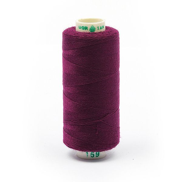 Нитки швейные бытовые Dor Tak 40/2, 366 м / 10 кат., 169 бордовый