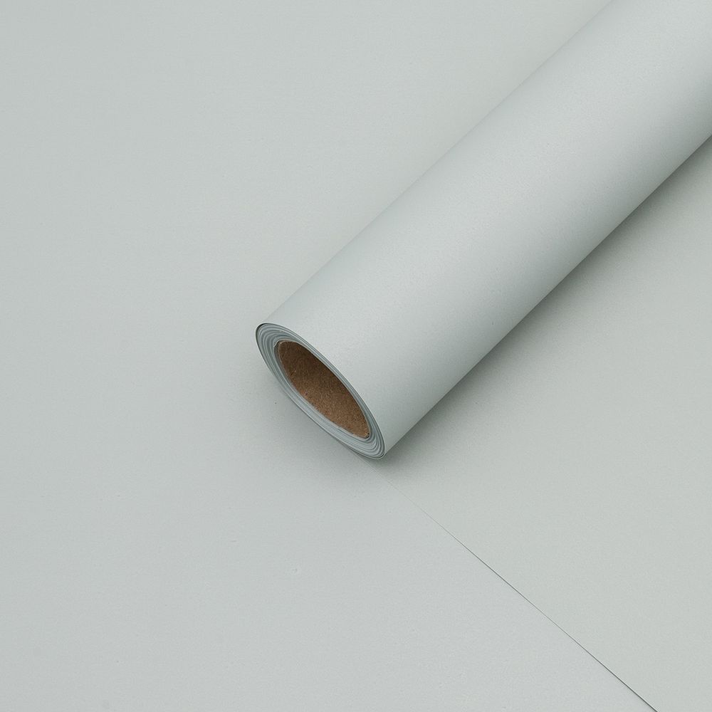 Пленка упаковочная однотонная для цветов и подарков, 65 мкр, 58см / 10м ± 5% (VH2548 дымчато-голубой)